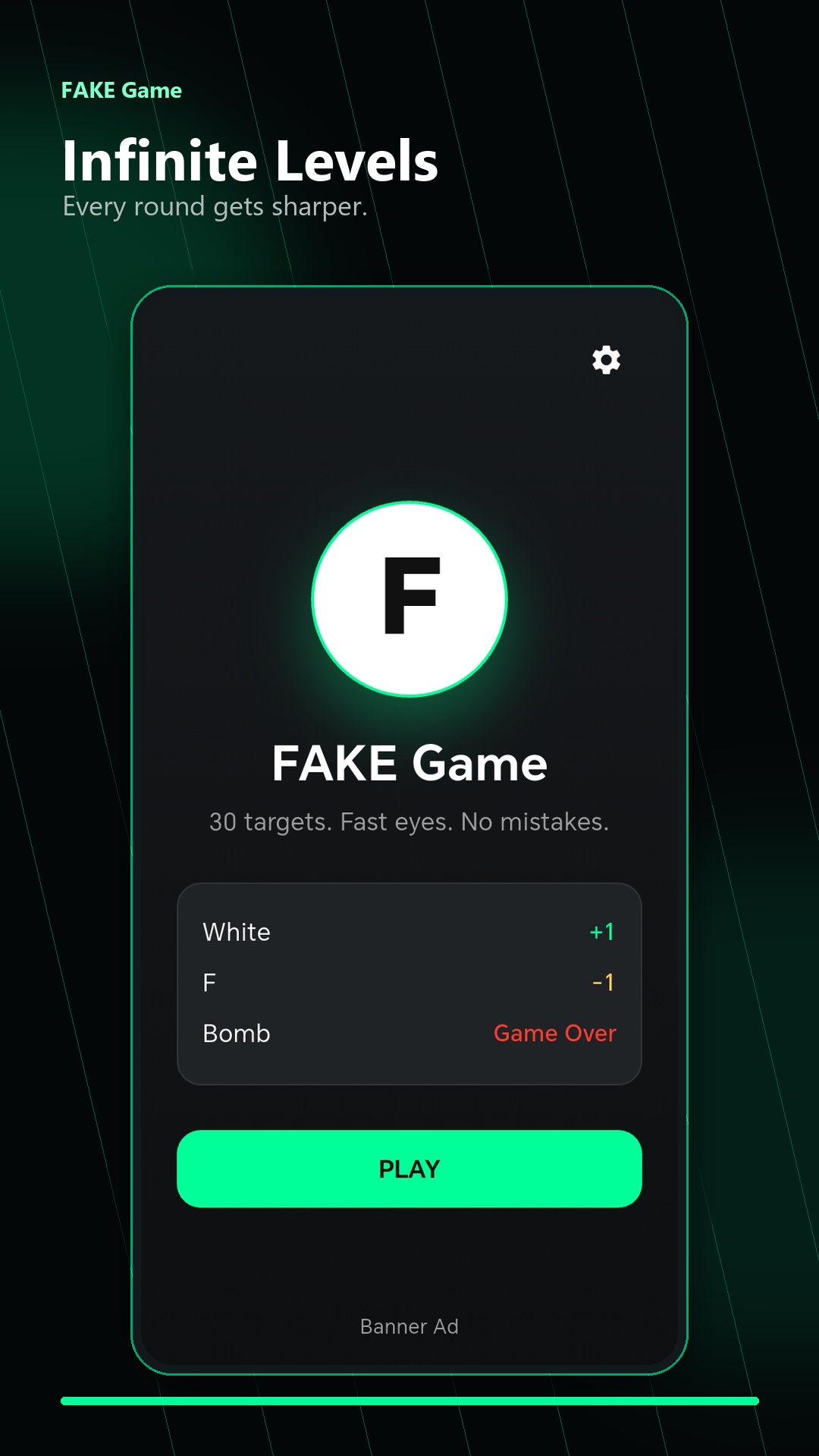 FAKE Game app screen 3